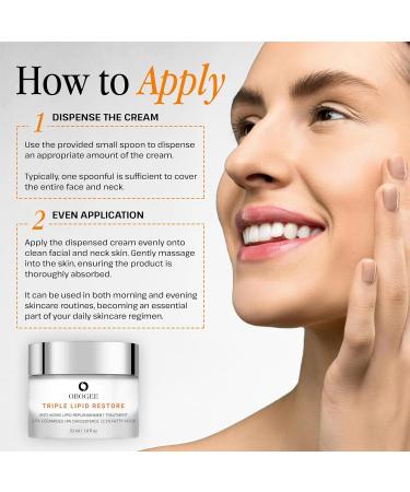 Triple Lipid-Peptide Cream - Anti-Aging & Firming Moisturizer with Ceramides & Hyaluronic Acid | 1.8 Fl Oz - Buy Online on GoSupps.com