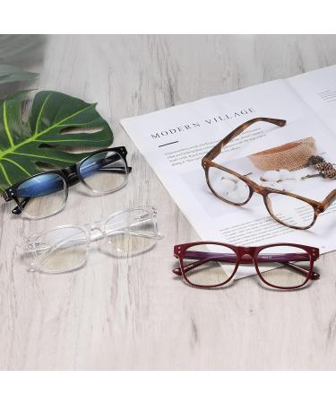Buy Bosail 4 Pack Blue Light Blocking Reading Glasses for Men - Lightweight & Stylish 1.25x Computer Glasses in 4 Colors - Buy Online on GoSupps.com