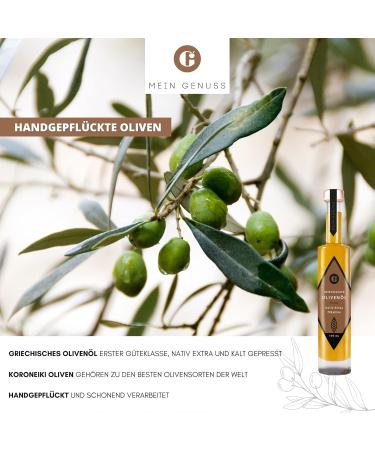 Buy My Pleasure Premium Extra Virgin Olive Oil - 250ml Cold-Pressed Koroneiki Olives from Greece | Perfect for Starters Salads & Antipasti - Buy Online on GoSupps.com
