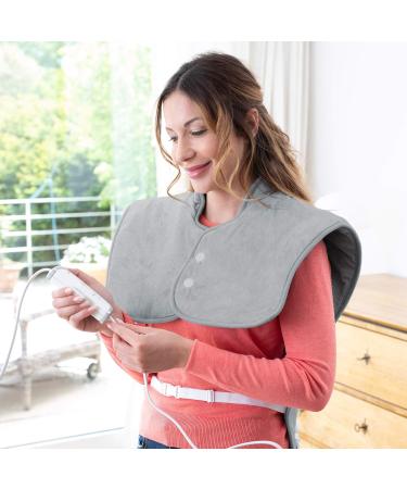 Buy Medisana HP 630 Heat Cape Neck & Shoulder Heat Poncho with 4 Temperature Levels Overheating Protection & Washable Comfort - International Shipping Available - Buy Online on GoSupps.com