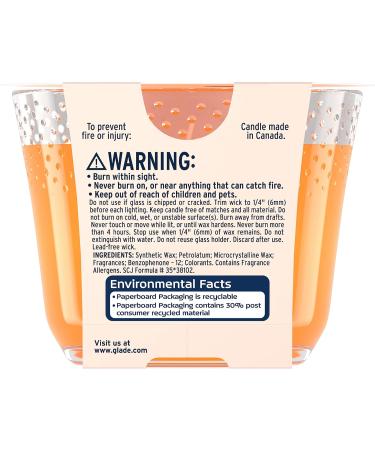 Glade Candle Hawaiian Breeze - 3-Wick Essential Oil Infused Air Freshener - 6.8 Oz - Buy Online on GoSupps.com