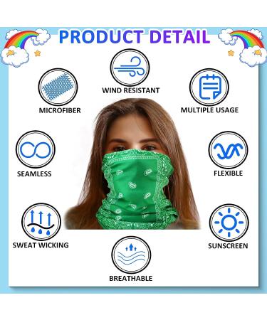 50 Piece Seamless Multi-Color Bandana Neck Gaiter Headwrap for Men and Women - Perfect for Hiking, Riding, and Sports - Buy Online on GoSupps.com