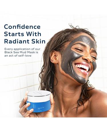 Neptune Black Sea Mud Scrub 3 Fl Oz | Deep Cleansing & Exfoliating Face Scrubber for Acne Razor Bumps & Redness | Hydrates & Soothes Skin with 100% Natural EWG Verified Ingredients - Buy Online on GoSupps.com