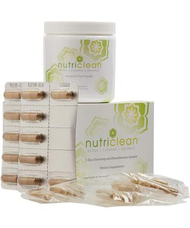 NutriClean 7 Day Cleansing System with Stevia - Advanced Fiber Powder for Digestive Health - Colon Cleanse - 7 Servings - Buy Online on GoSupps.com