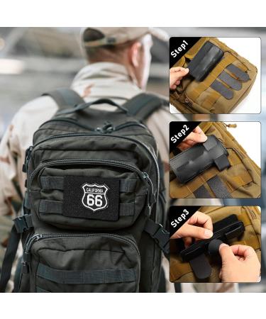 Molle Patch Display Board - 3 Columns Style | Military Army Patches for Backpacks | Tactical Hook and Loop Visor Cover - Buy Online on GoSupps.com
