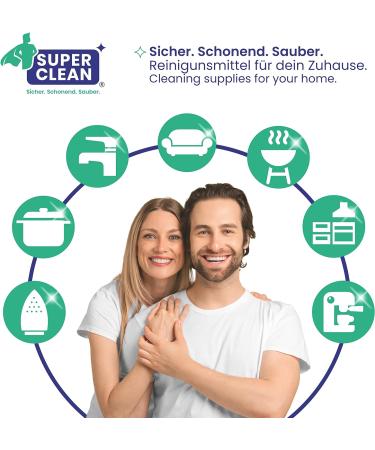 Super Clean Upholstery & Carpet Deep Cleaner Concentrate | 500ml + 2 Sponges | Perfect for All Upholstery Carpet Car Seats & Sofas - Buy Online on GoSupps.com