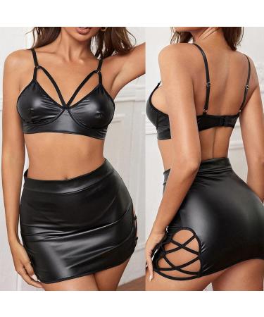 Plus Size Night Shirt & Wetlook Bodysuit for Women - High Cut Jumpsuit & Glossy Metallic Hotpants| International Shipping - Buy Online on GoSupps.com