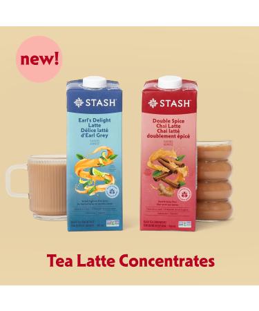 STASH Double Spice Chai Latte Concentrate - Barista Style Caffeinated Chai Tea Beverage - Crafted in Oregon - Plant Based and Dairy-Free Serve Hot or Iced 32 fl oz (Pack of 6) Chai 5.44 kg (Pack of 1) - Buy Online on GoSupps.com