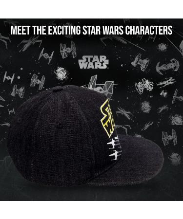 Star Wars Classic Embroidered Logo Youth Baseball Cap - Black/Yellow/Silver - Buy Online on GoSupps.com