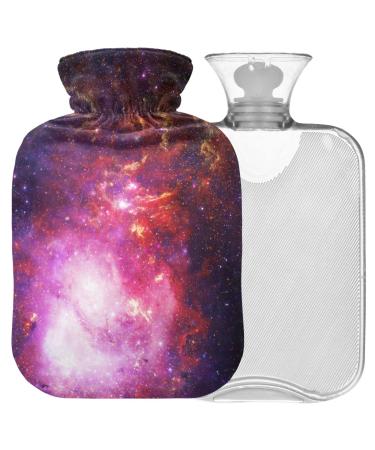 NAANLE LILA GALACHY FEE Herm bottle with cover Transparent hot water bottle Handfoot Warmer Heading platform For pain relief heat and cold therapy 1L