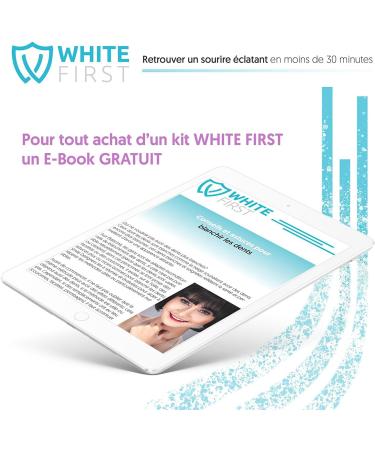 White First Teeth Whitening Kit - Teeth whitening kit with 20ml of fresh mint scented whitening gel - Buy Online on GoSupps.com