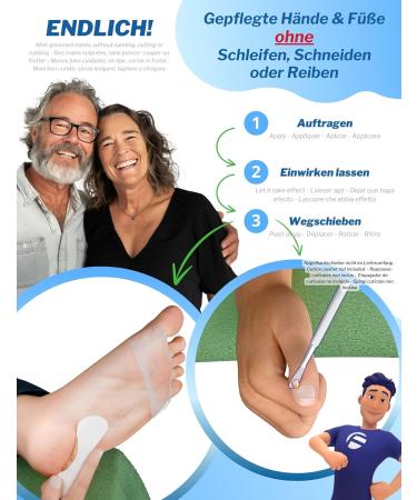 Mr. Fuss Horn Skin Remover Active Solution No.4 - Advanced 4-Part Pack for Safe Corneal & Nail Skin Removal | International Shipping Available - Buy Online on GoSupps.com
