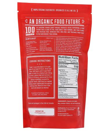 Fair Trade Organic Pinto Beans - Farmers Direct Coop, 16 oz - Buy Online on GoSupps.com