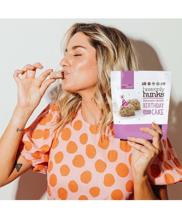 Heavenly Hunks Organic Birthday Cake - 22oz Bag (1.37 lb) - Pack of 1 - Buy Online on GoSupps.com