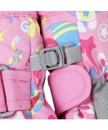 Durio Waterproof Ski Gloves for Kids | Winter Gloves for Girls & Boys Ages 4-6 | Pink Children's Gloves - Buy Online on GoSupps.com