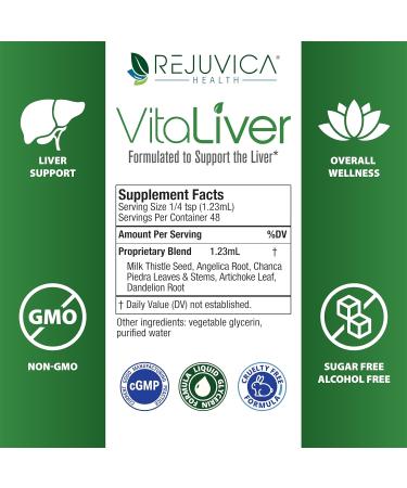 Rejuvica Health Vitaliver + Active B12 - Advanced Liver & B12 Support Bundle - Liquid Delivery for Better Absorption - Milk Thistle Chanca Piedra Artichoke Dandelion & More! - Buy Online on GoSupps.com