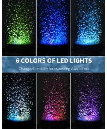 Uniclife Aquarium Volcano Ornament Kit with LED Light and Air Stone - Realistic Resin Decoration for Fish Tank Landscape - Multicolor - Buy Online on GoSupps.com