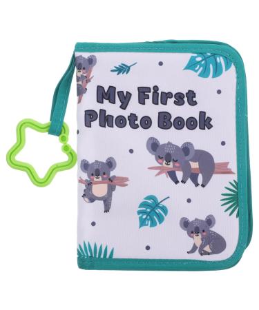 Ifundom baby photo album "My first photo book" fabric cartoon photo holder for toddlers postcard storage book mini images for newborns as a souvenir