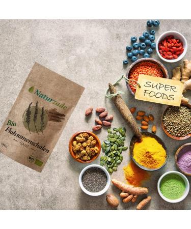  Naturzade Organic psyllium husk 1 kg Zade natural food grade raw 99% purity premium Indian quality - Buy Online on GoSupps.com