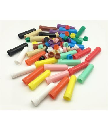 Zison 36PCS Essential Oil Aromatherapy Nasal Inhaler Tubes with Extra Wicks - 12 Colors - Buy Online on GoSupps.com