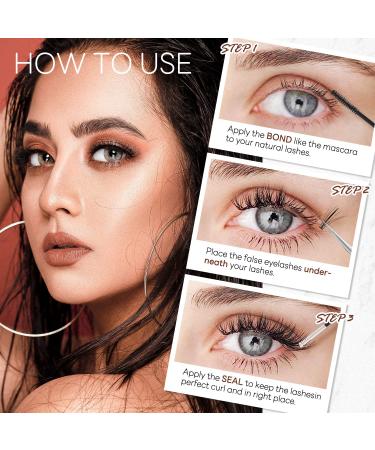 Lash Bond and Seal Cluster Lash Glue for Long-Lasting DIY Eyelash Extensions - Waterproof, Latex-Free, Easy to Use - Buy Online on GoSupps.com