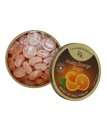 Cavendish & Harvey Orange Drops 200g - Gourmet Orange Candy | International Shipping Available - Buy Online on GoSupps.com
