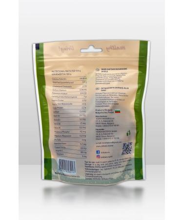 Mushroom Farm | Dried Shiitake 100% Organic Bio Mushroom 40g - Buy Online on GoSupps.com