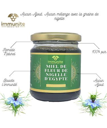 3 pots de miel parmi les meilleurs au monde - 2 pots de miel de Jujubier du Cachemire et du Pakistan + 1 pot de miel de Nigelle d'Egypte - immunite BOOSTER - Buy Online on GoSupps.com