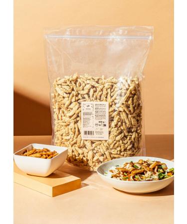 Koro - organic soy stripes 800 g - 100 % soy - organic quality - vegan meat alternative - versatile for gyros curries wraps