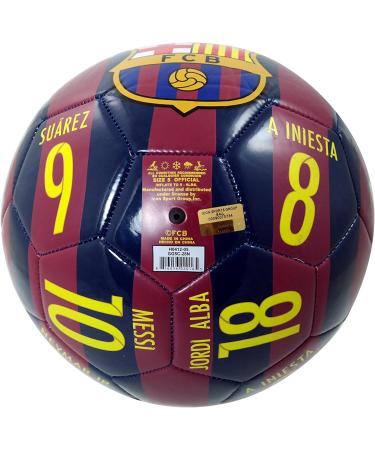 Officially Licensed FC Barcelona Soccer Ball Size 5-012 by RHINOXGROUP - Buy Online on GoSupps.com