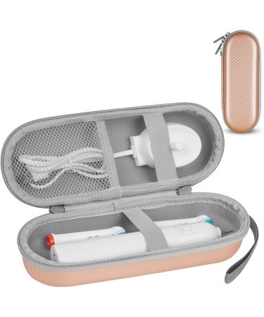 LOPHE Electric Toothbrush Travel Case Dustproof Toothbrush Storage Holder Portable Toothbrush Protective Cover Bag Electric Toothbrush Case Container for Business Camping Travel (Gold) - Buy Online on GoSupps.com