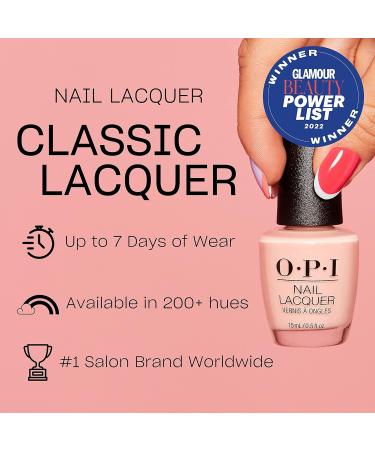 OPI Classic Nail Polish | Long-Lasting Luxury Nail Varnish | Original High-Performance | Barefoot in Barcelona 15 ml - Buy Online on GoSupps.com