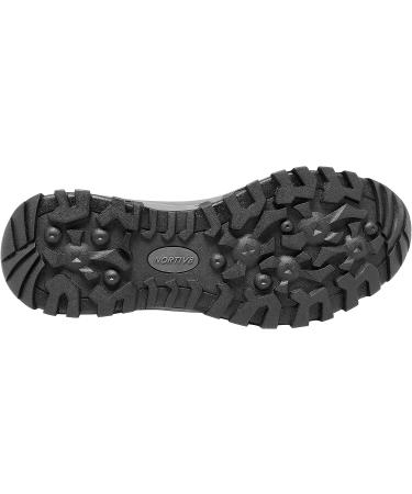 NORTIV 8 Men's Waterproof Hiking Boots - Size 12 Grey | Ankle High Outdoor Trekking Footwear - Buy Online on GoSupps.com