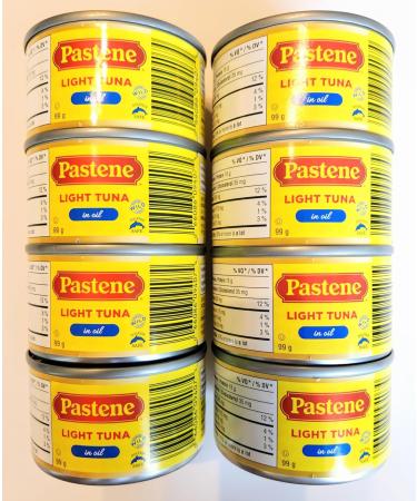 Fresh-Packed Light Tuna in Oil (Skipjack) - 99g x 8 Cans - High Protein Omega-3s - Perfect for Lunch or Snacks - Buy Online on GoSupps.com