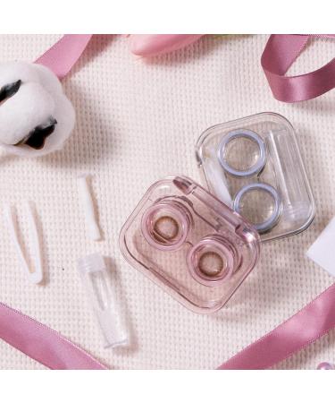 Buy Tatino 4-Piece Folding Lid Clear Contact Lens Container Travel Set - Cute Convenient & Perfect for Soaking at Home - Fast International Shipping! - Buy Online on GoSupps.com