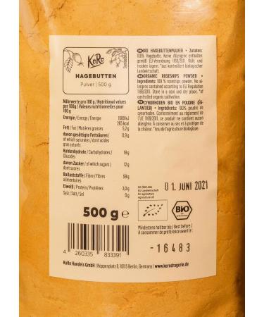 KoRo - Organic Rosehip Powder 4 x 500 g - Buy Online on GoSupps.com