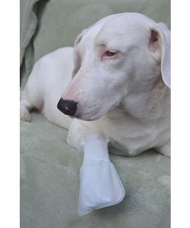 PawFlex Waterproof Cover for MediMitts | Small 20pk Value Pack for Hot Spots, Allergies & Chronic Licking | Fastens with Medimitt Strap - Buy Online on GoSupps.com