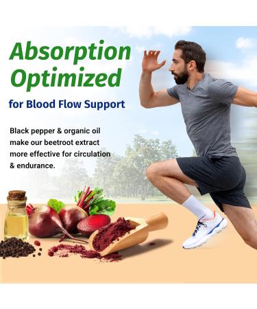 1 Body Beet Vital Organic Beetroot Capsules for Circulation Energy & Stamina Nitric Oxide Booster Beets Supplements with 1360mg Beetroot Extract Vegan Non-GMO - Beet Root Supplements 60 Count - Buy Online on GoSupps.com