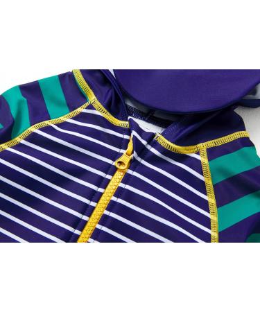 BONVERANO Baby Boys Swimsuit - UPF 50+ Sun Protection, Full-Zip Hoodie, 18-24 Months - Buy Online on GoSupps.com