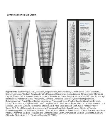Buttah Skin Sterling Silver Kit - Everlasting Retinol Oil Awakening Eye Cream & Face Wand for Radiant Beauty | International Shipping Available - Buy Online on GoSupps.com