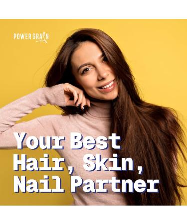 Premium Hair Skin and Nails Gummies 5000 Mcg Biotin Vegan Vitamins for Men & Women Promotes Healthy Hair Growth, Strong Nails, Radiant Skin 10X Extra Strength - Blueberry Flavour - Buy Online on GoSupps.com