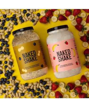 Naked Shake Chocolate Protein Powder - Plant Based, US & Canadian Farms, MCT Oil - Gluten-Free, Soy-Free, No GMOs - 30 Servings - Buy Online on GoSupps.com