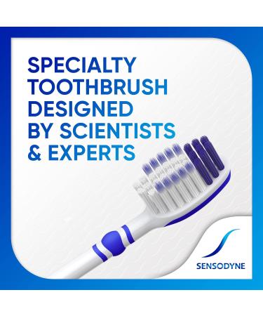 Sensodyne Extra Whitening Toothpaste 4oz x 3 & Soft Toothbrush Pack 2 Count Bundle - Buy Online on GoSupps.com