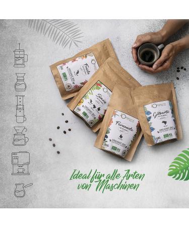 Origens Organic Coffee Beans - Premium 1kg Arabica Whole Bean Set (4x250g) | Traditional Roasting for Exceptional Flavor - Buy Online on GoSupps.com