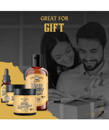 Boxeroff Herren After Shave Cream | Premium Men's Grooming & Natural Beard Oil | Deodorant & Shower Gel | Ideal Valentine's Day Gifts for Men - Buy Online on GoSupps.com