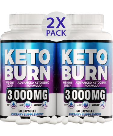 (2 Pack) Keto Pills - Lean Keto Diet Pills - Weight Fat Management Loss - Ultra Fast Keto Supplement for Women and Men with Apple Cider Vinegar ACV - 120 Capsules Keto Pills (2pack) 120 Capsules