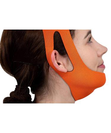 Double Chin Reducer & V Line Face Lift Mask by Ohmymuse - Orange - Buy Online on GoSupps.com