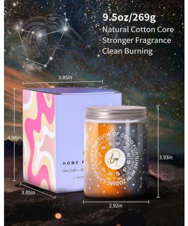 IZIDDO Zodiac Scented Candles for Women - Lucky Birthday Gifts | 12 Constellation Aromatherapy Candles - Blackcurrant & Vanilla 9.5oz Jar - Perfect for Friends & Gifts - Buy Online on GoSupps.com