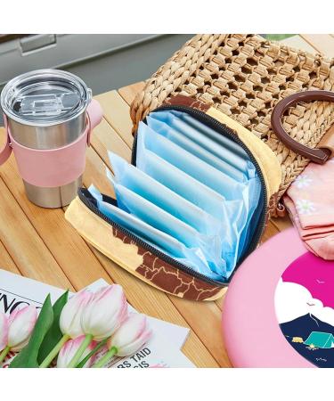 Retro World Map Storage Bags for Women's Bandages & Tampons - Portable & Stylish Organizers for School & Office - Buy Online on GoSupps.com