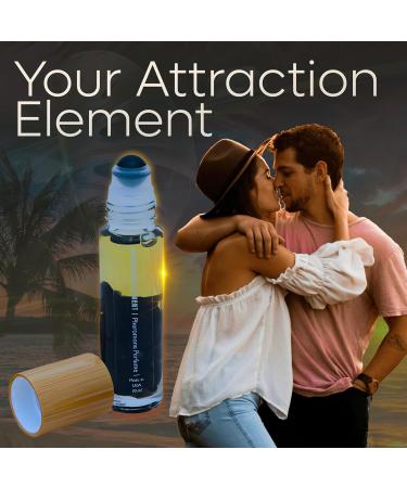 Pheromone Perfume with Infused Essential Oils - Obsidian Roll - Attraction Element with Long-Lasting Scent - Unisex For Men and Women - Buy Online on GoSupps.com